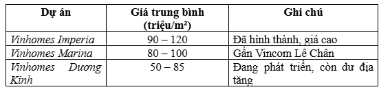 Vinhomes Dương Kinh